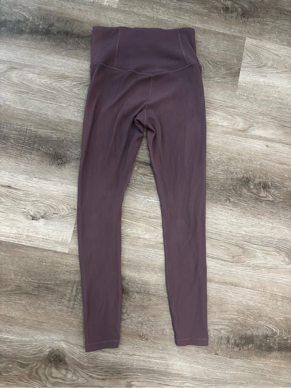 Athleta Elation Rib Tight High-Waist Leggings in purple - Picture 3 of 5